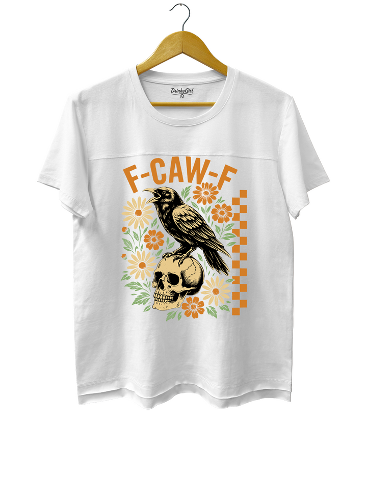 F-Caw-F Protest Black Crow Tee