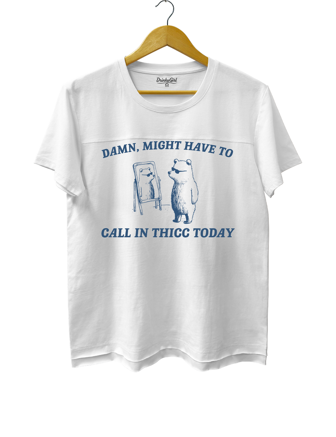 Might Have To Call In Thicc Today Crop Top