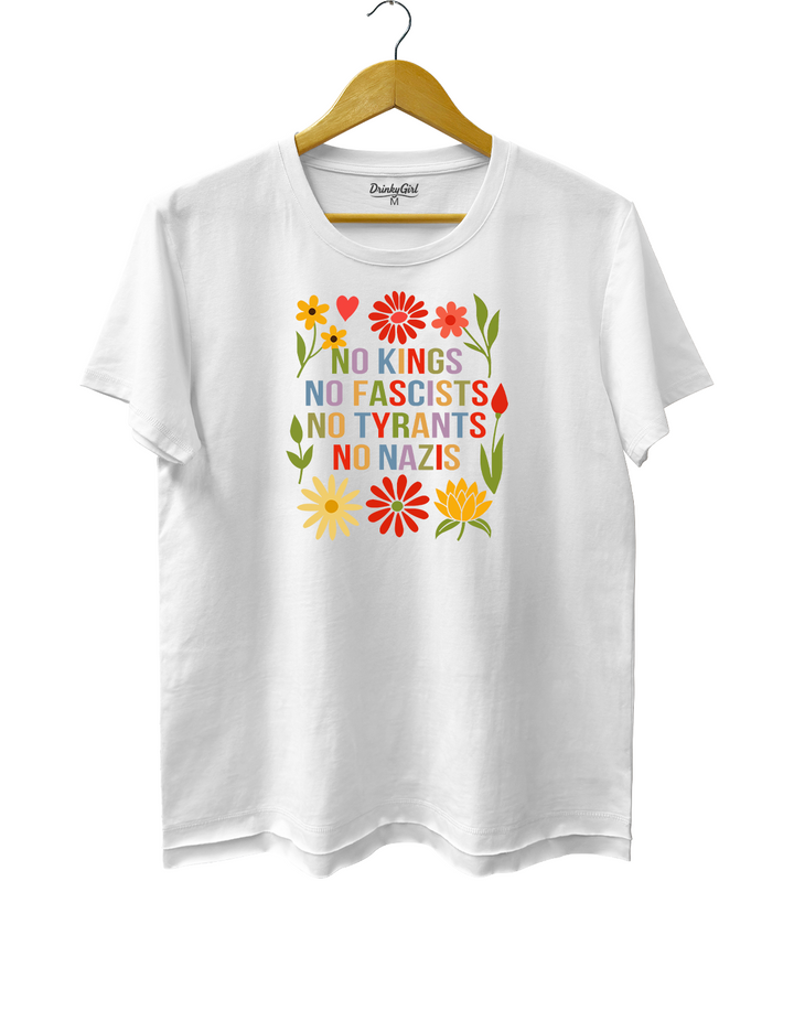 No Kings No Fascists No Tyrants No Nazis