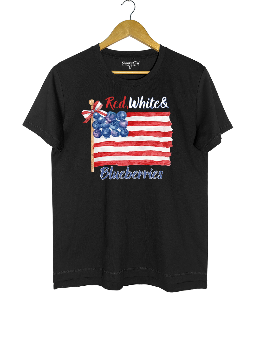 Red, White and Blueberries Memorial Freedom Human Rights Tee