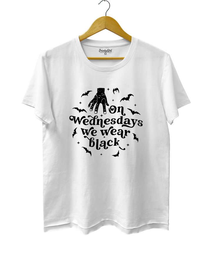 On Wednesdays We Wear Black Tee