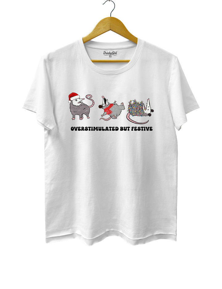 Overstimulated But Festive Possum Christmas