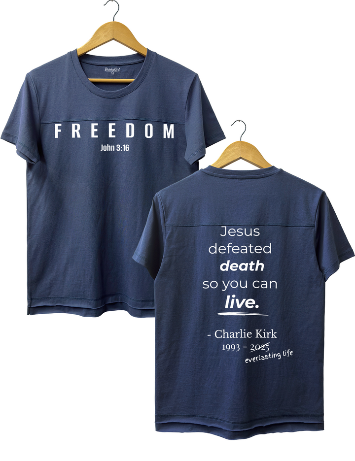 Charlie Kirk Everlasting Life Tee