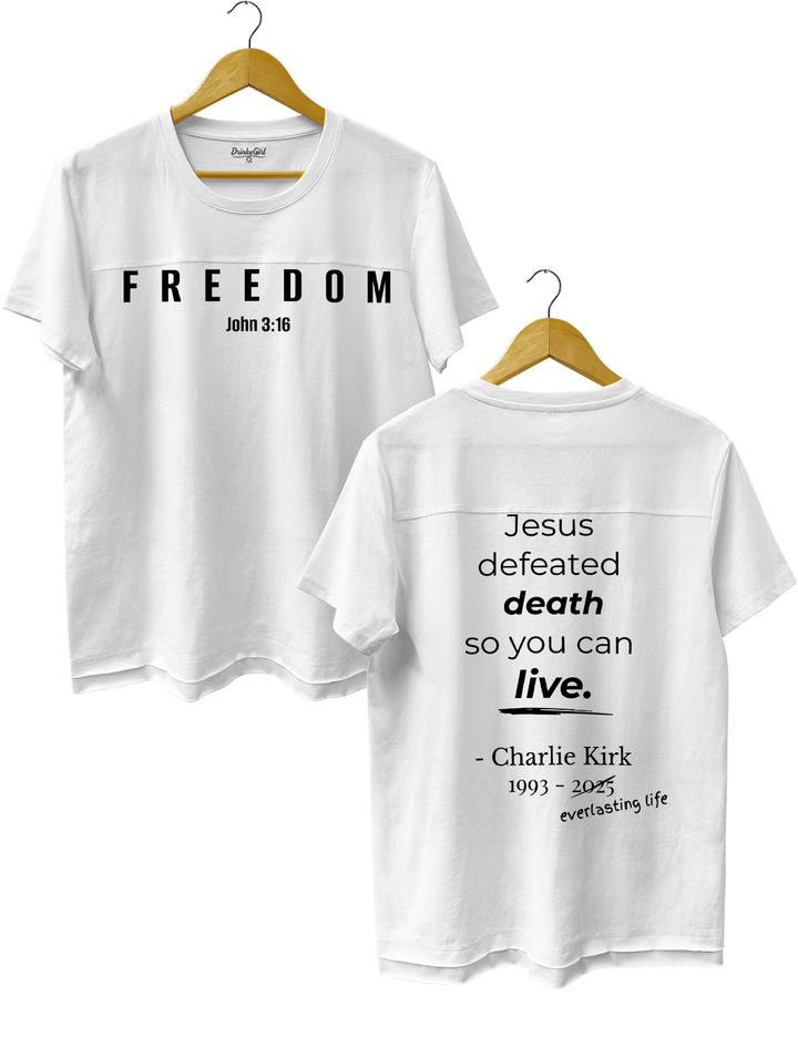 Charlie Kirk Everlasting Life Tee