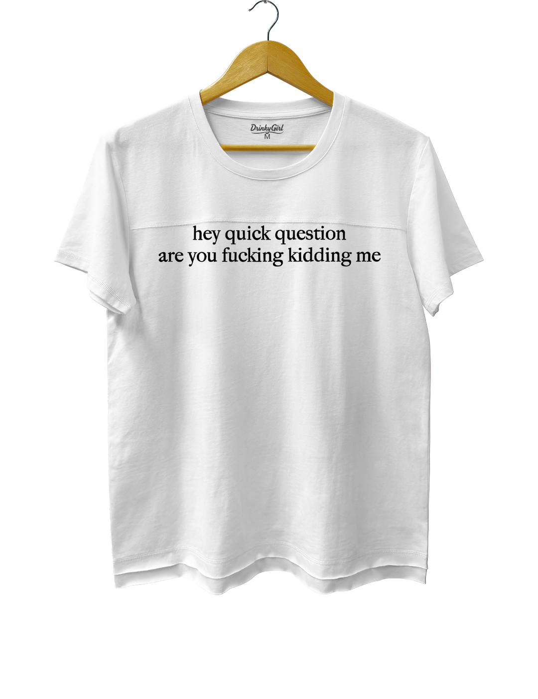 Hey Quick Question Are You Fucking Kidding Me Crop Top