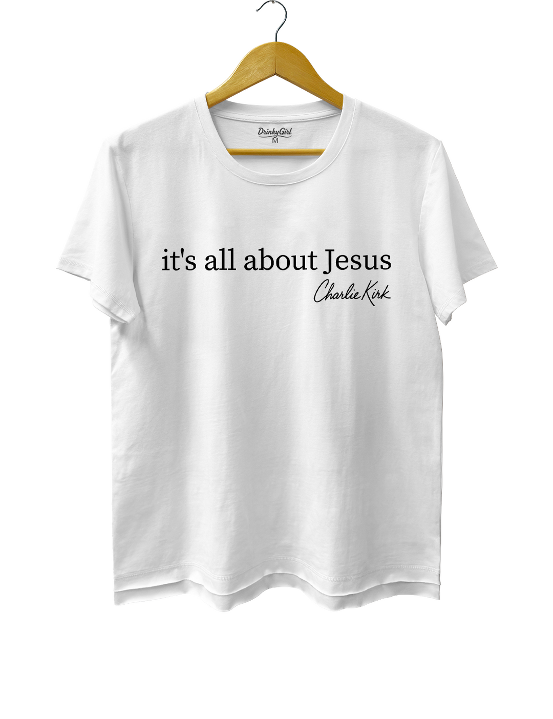 It's All About Jesus Charlie kirk Tee