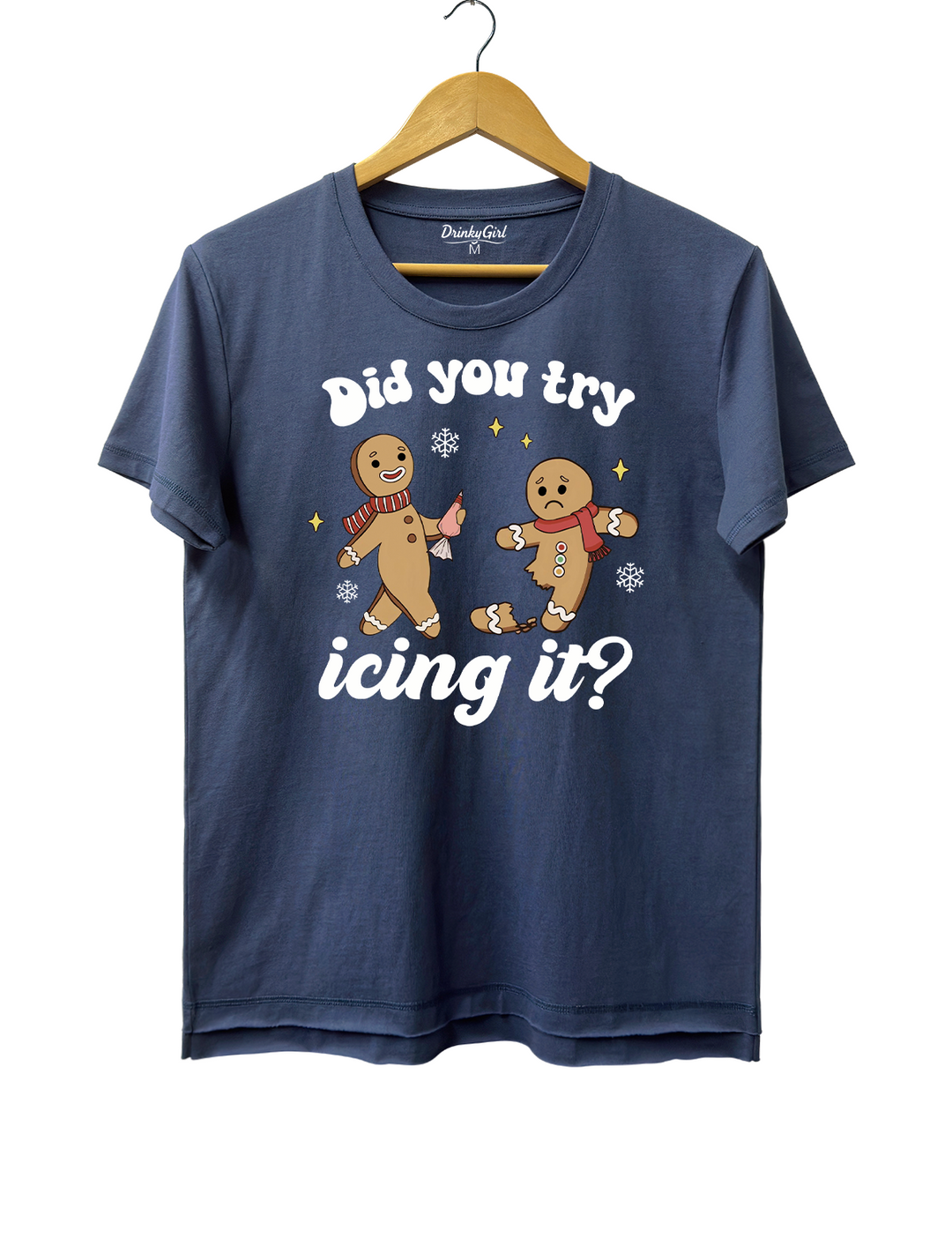 Try lcing it Funny Christmas Crop Top