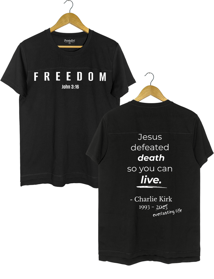 Charlie Kirk Everlasting Life Tee