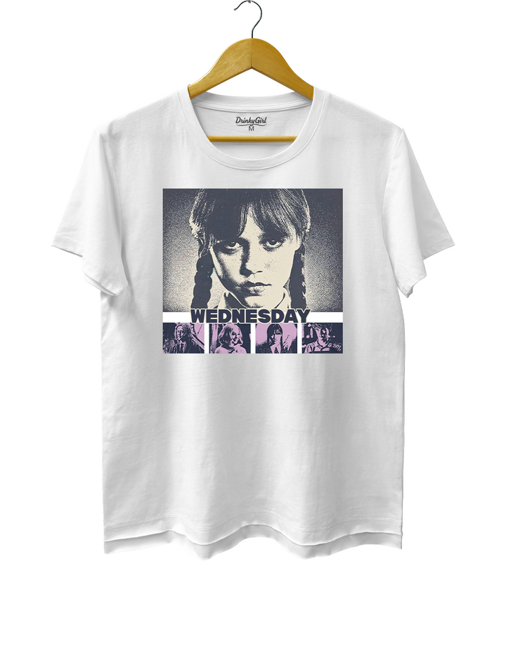 Wednesday Addams Season 2 Retro Gothic Tee