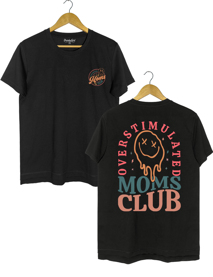 Overstimulated Moms Club Crop Top