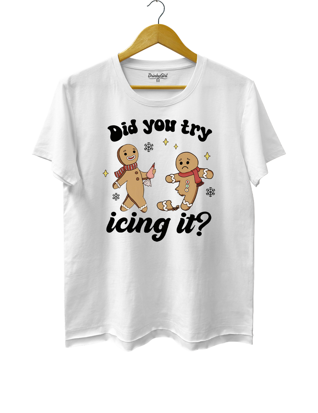 Try lcing it Funny Christmas Crop Top