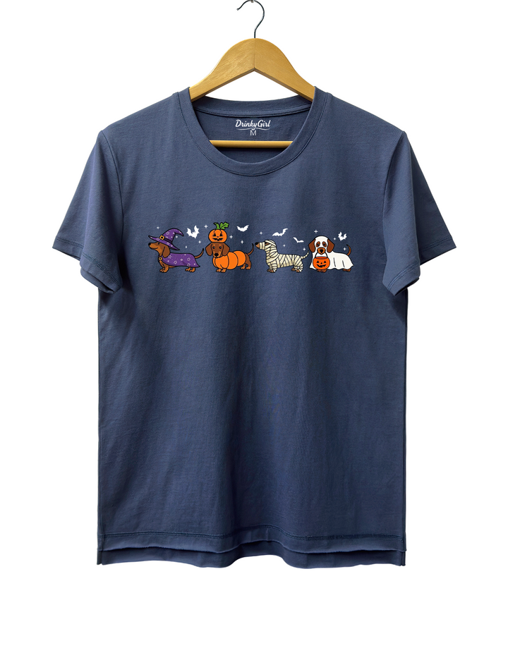 Halloween Dachshund Tee