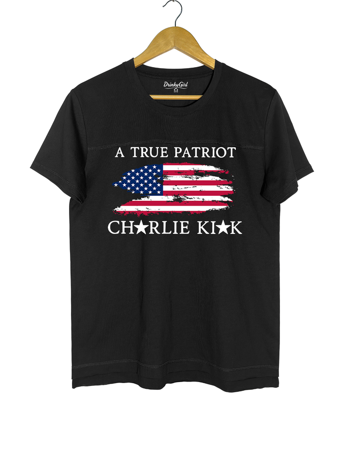 A True Patriot Charlie Kirk Tee