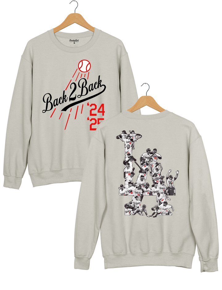 La Baseball Back to Back Champs Sweatshirt