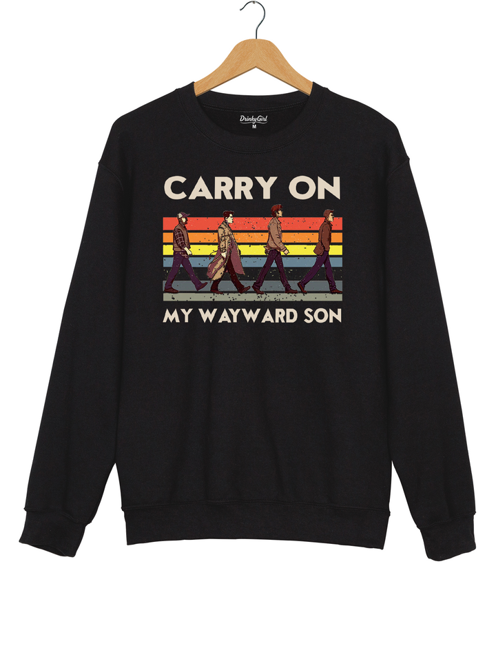 Supernatural Carry On My Wayward Son Sweatshirt