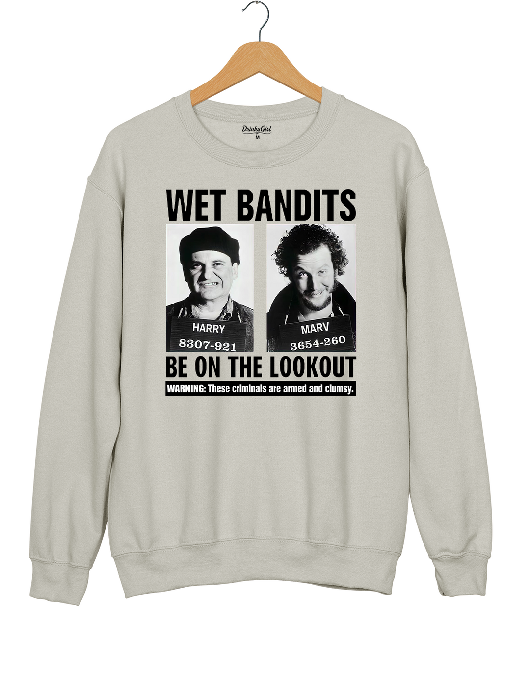 Wet Bandits Mugshot Sweatshirt