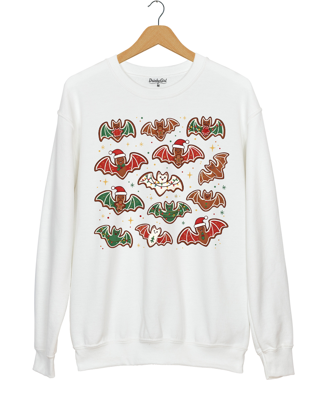 Gingerbread bats lt's Frickin Bats Sweatshirt