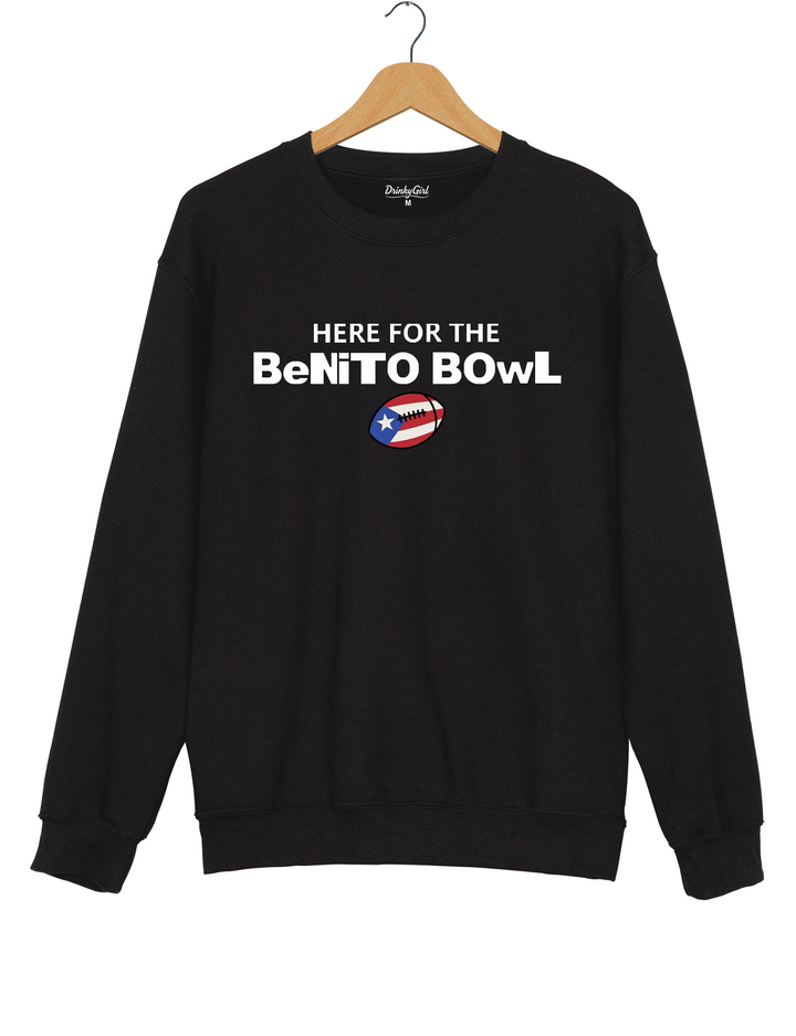 Here For The Benito Bowl Bad Bunny Sweatshirt