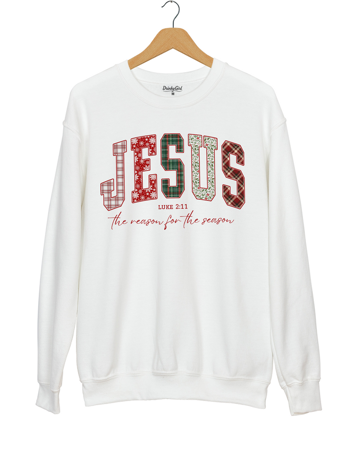 Jesus Loves You Christmas Bible Verse Sweatshirt