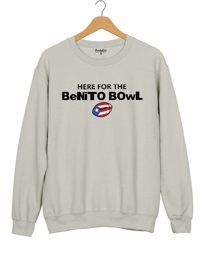 Here For The Benito Bowl Bad Bunny Sweatshirt