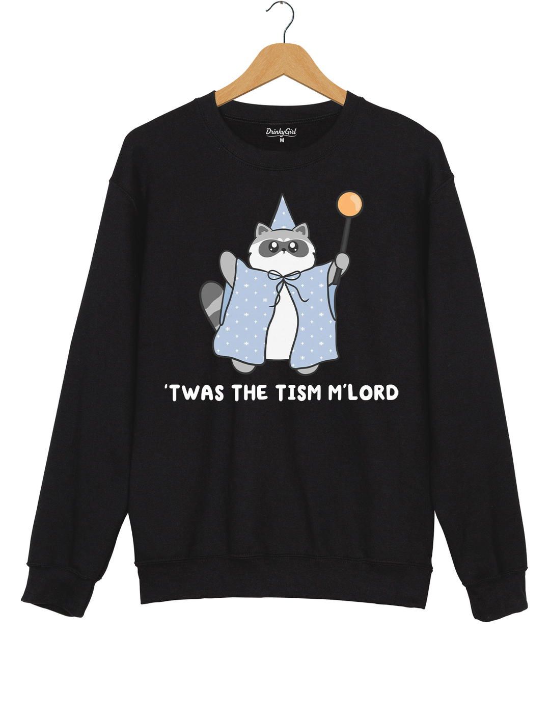 Twas The Tism Mlord Raccoon Sweatshirt