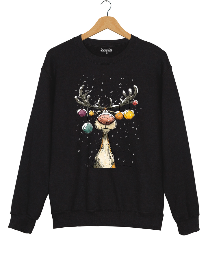 Vintage Reindeer Cute Christmas Sweatshirt