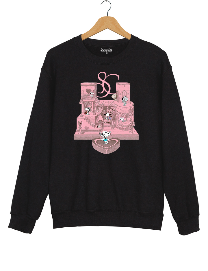 Snoopy Peanuts Sabrina Carpenter House Sweatshirt