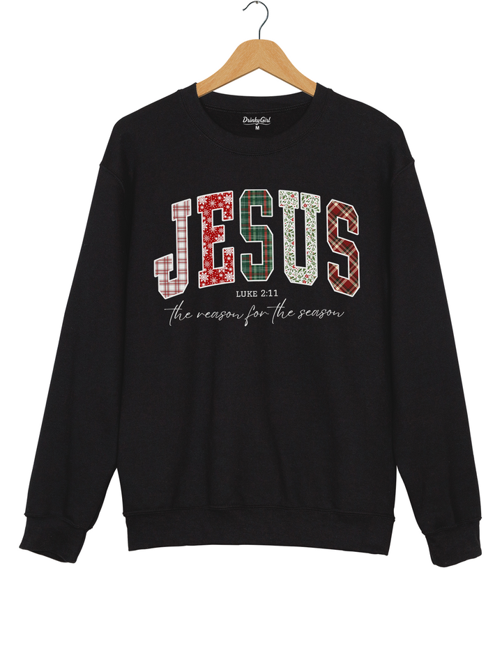 Jesus Loves You Christmas Bible Verse Sweatshirt