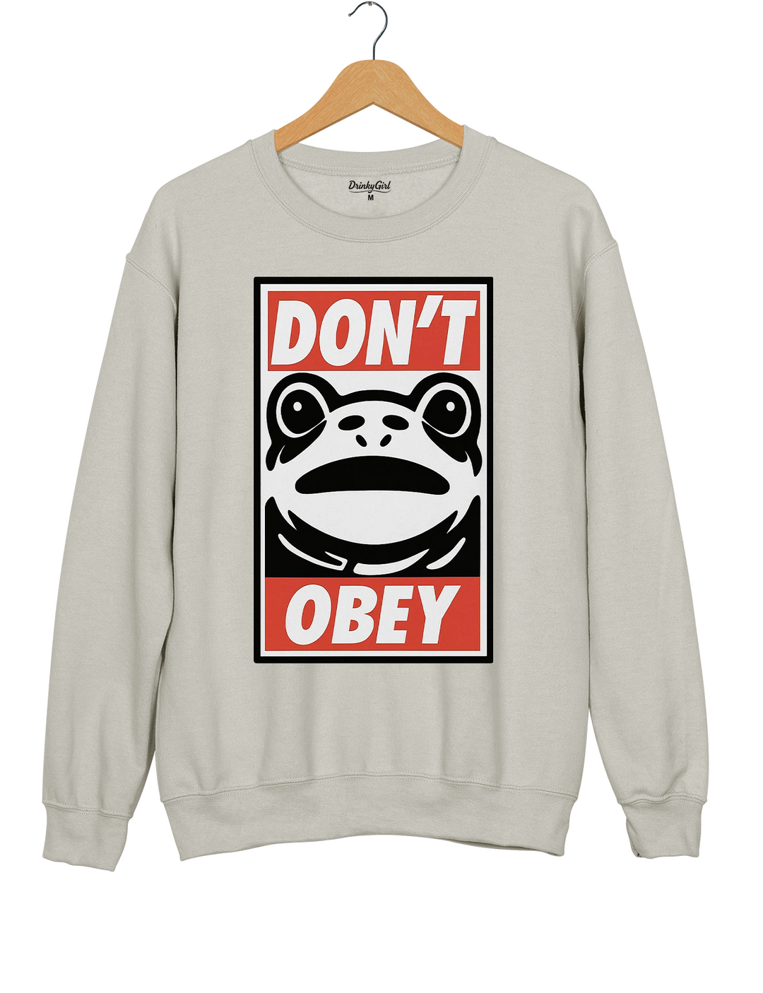 Portland Frog Demands That You Don't Obey Sweatshirt