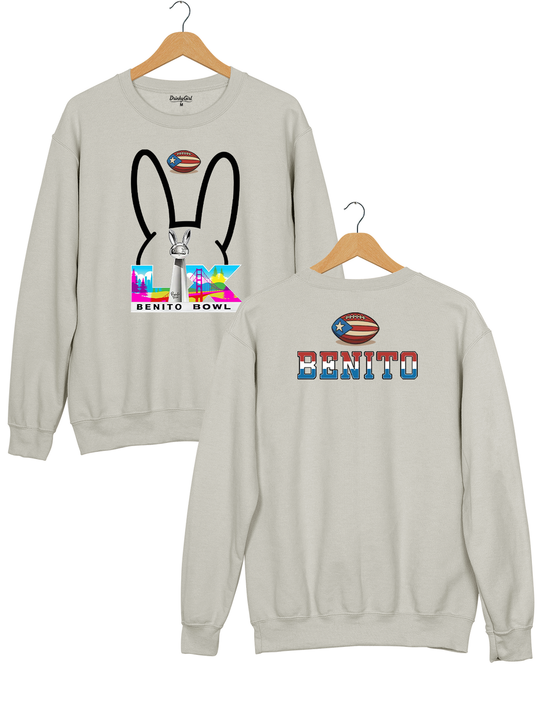 Benito Bowl Bad Bunny Music Lover Sweatshirt