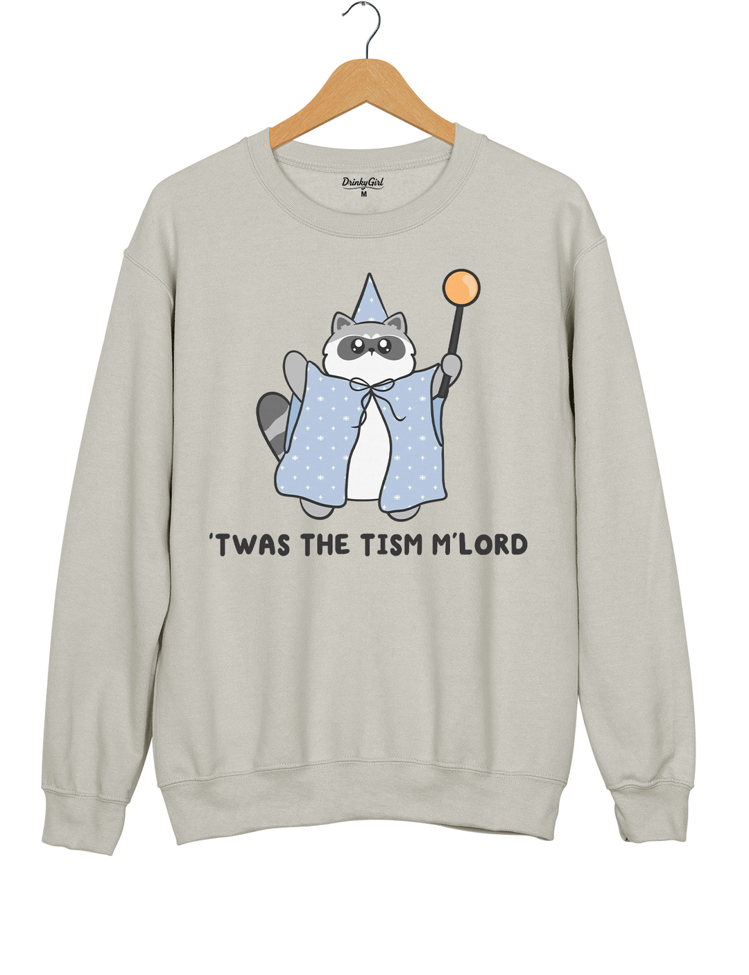 Twas The Tism Mlord Raccoon Sweatshirt