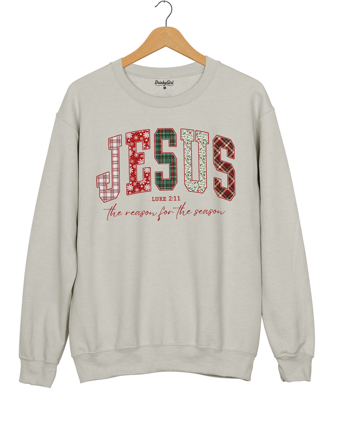 Jesus Loves You Christmas Bible Verse Sweatshirt