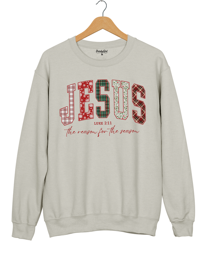 Jesus Loves You Christmas Bible Verse Sweatshirt