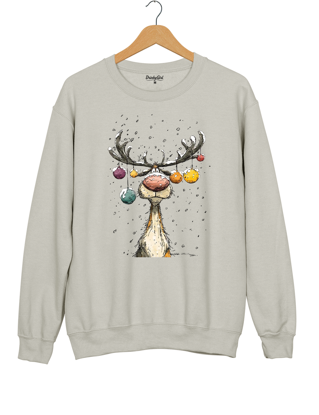 Vintage Reindeer Cute Christmas Sweatshirt