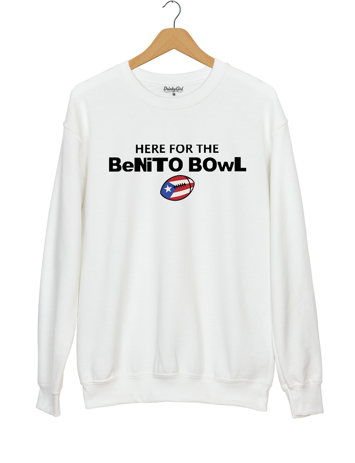 Here For The Benito Bowl Bad Bunny Sweatshirt